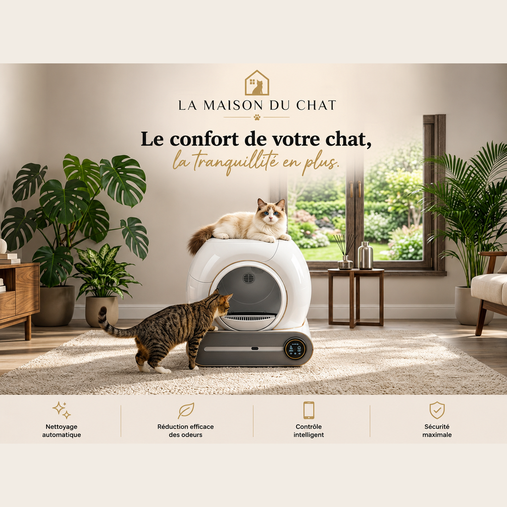 Litière Autonettoyante Intelligente™ pour Chat