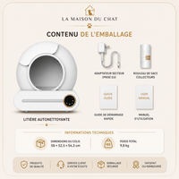 Litière Autonettoyante Intelligente™ pour Chat