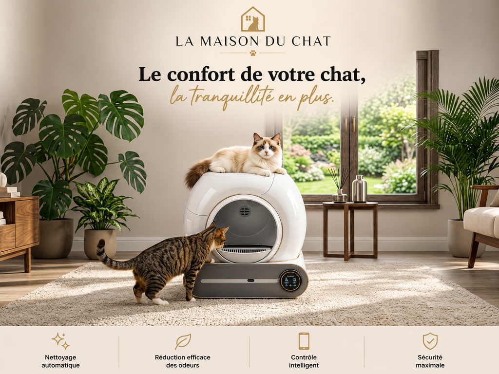 Litière Autonettoyante Intelligente™ pour Chat